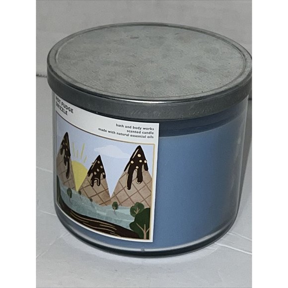 Bath & Body Works HOT FUDGE DRIZZLE 3-Wick Scented Candle 14.5oz NEW - Picture 6 of 11